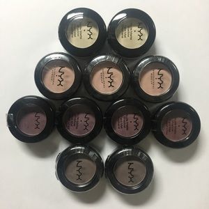 NYX Eyeshadows